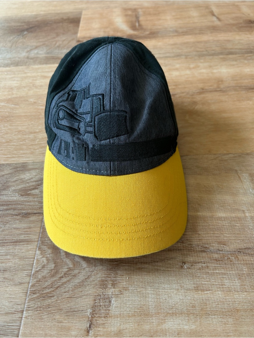 Kids Caterpillar Black and Yellow Construction Truck Cap